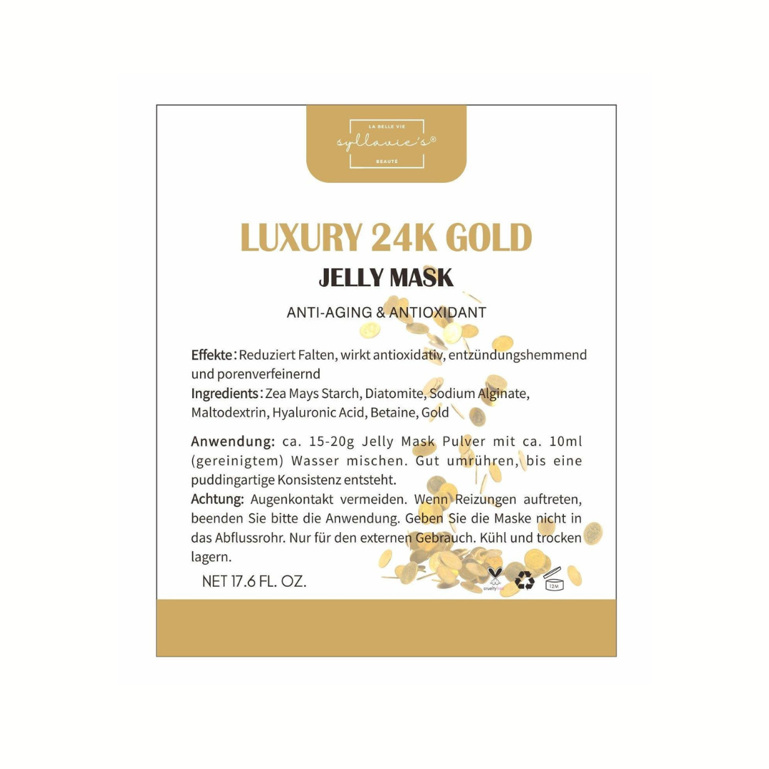 Jelly Mask: Luxury 24K Gold